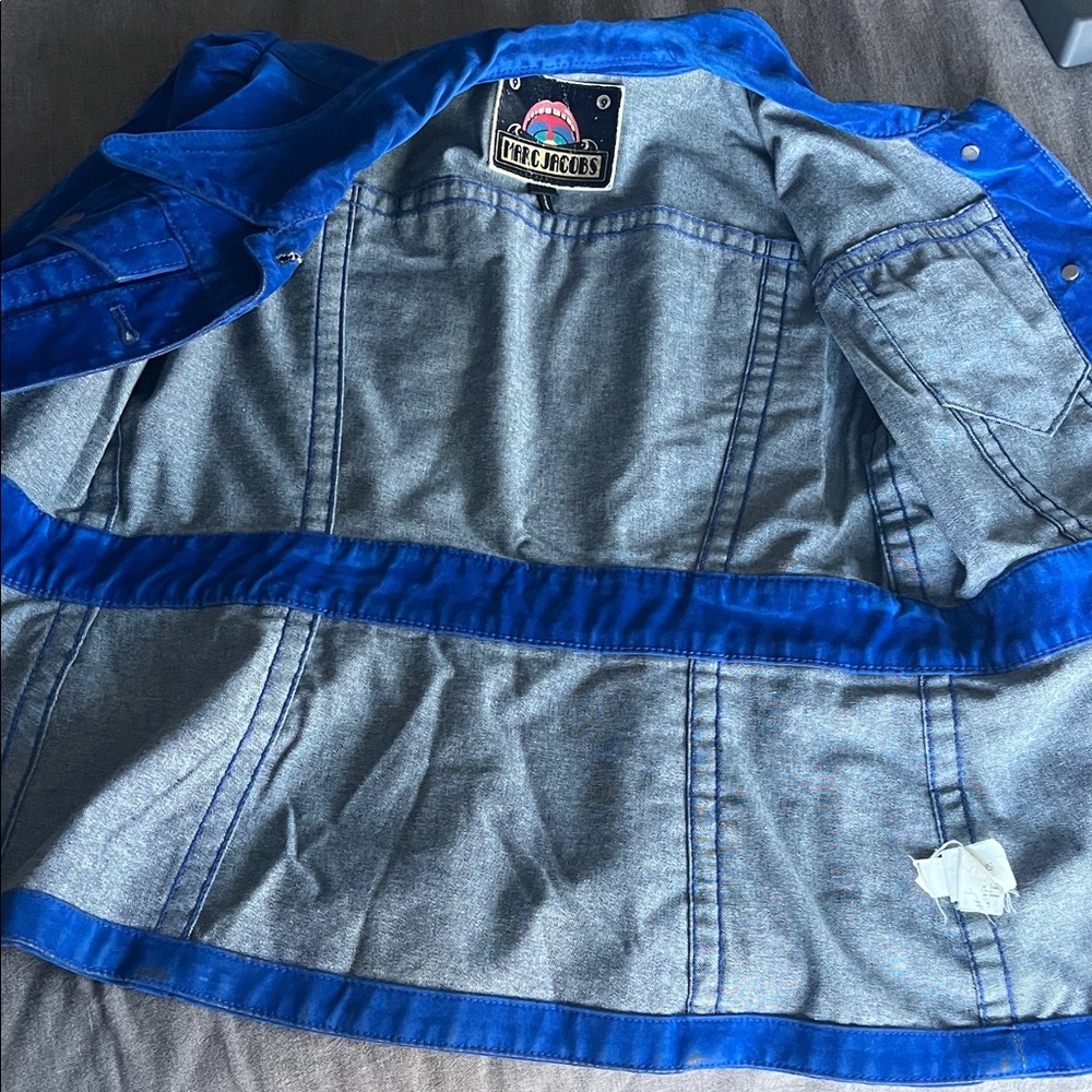 Marc Jacobs Vibrant Blue Jacket Medium - Picture 6 of 9